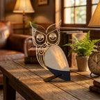 Wooden Animal LED Decorative Light, Acrylic Panel, Battery Powered, 3 Brightness Modes