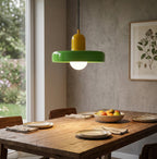 Nordic Glass Pendant Light, Orange Shade, LED Light Source, 10W, 230v